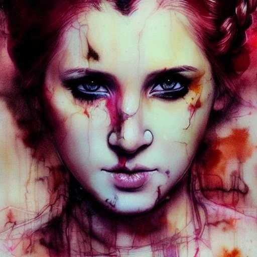 photorealistic princess leia ,braided hair, illustration on coarse canvas by <agnes cecile> and <Yoji Shinkawa>, ornate and intricate details , soft smooth lighting, ultra detailed concept art,