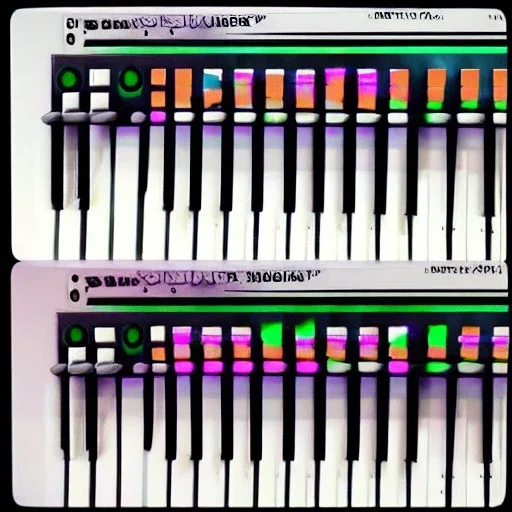 An Instagram synthfluencer playing with tape loopes