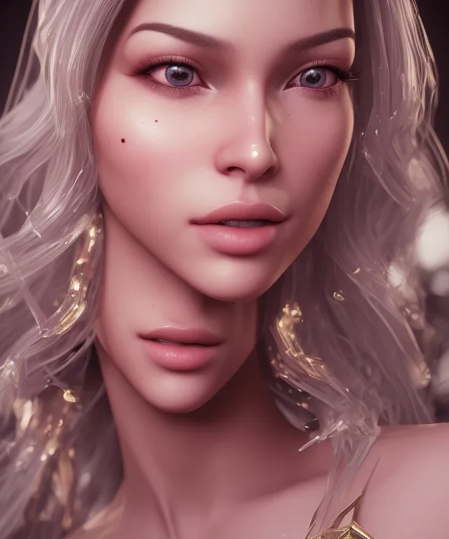 Venezuelan model, Stephany Gonzalez, beautiful portrait, volumetric details, hyper realism, unreal engine 5