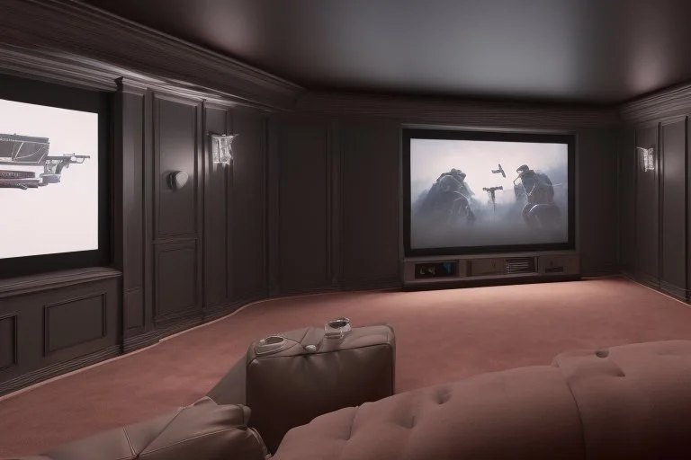 a dedicated home cinema room