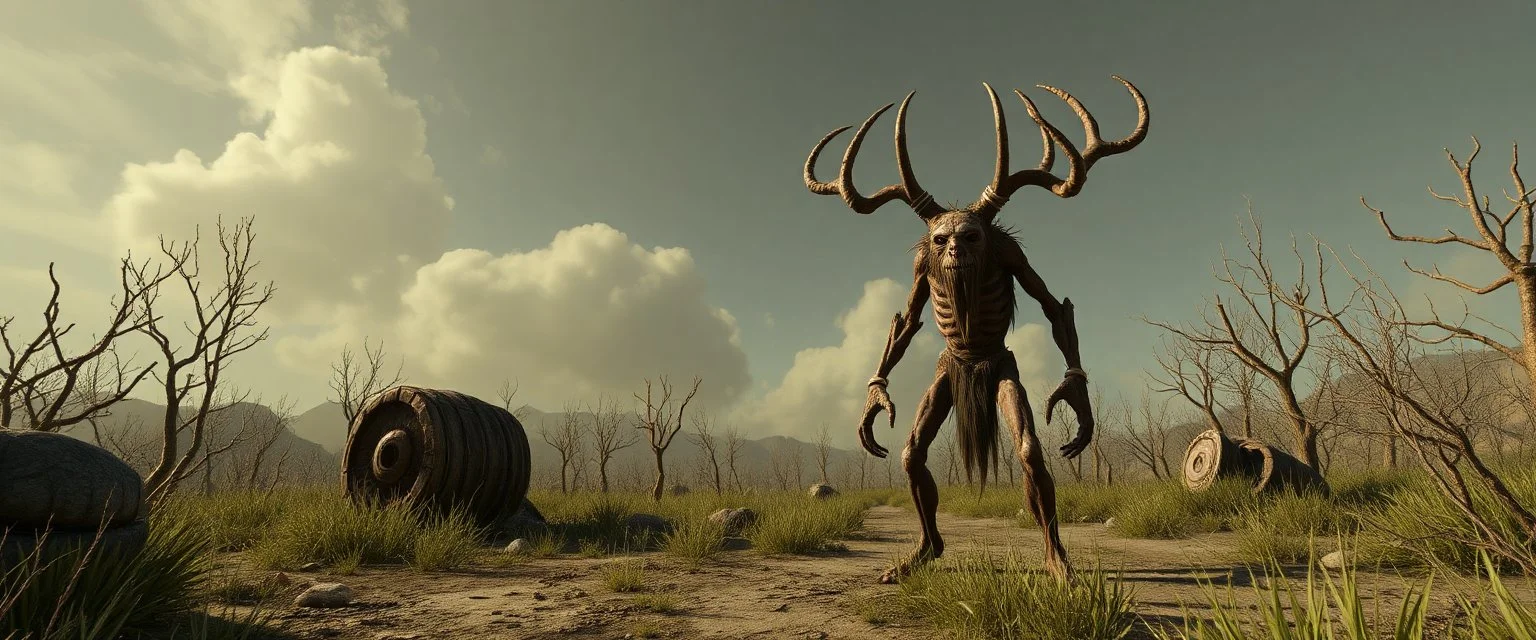 Leshy in the style of fallout 4