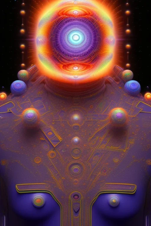 meditation, third eye, universe, fourth dimension, fractal, realistic, 8k, high quality, extreme detail, symmetrical, chakra, human