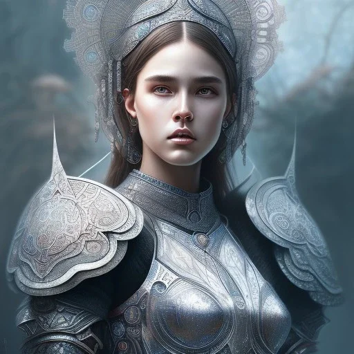 sango fantasy, fantasy magic, intricate, sharp focus, illustration, highly detailed, digital painting, concept art, matte, artgerm and paul lewin, masterpiece, mercury armor