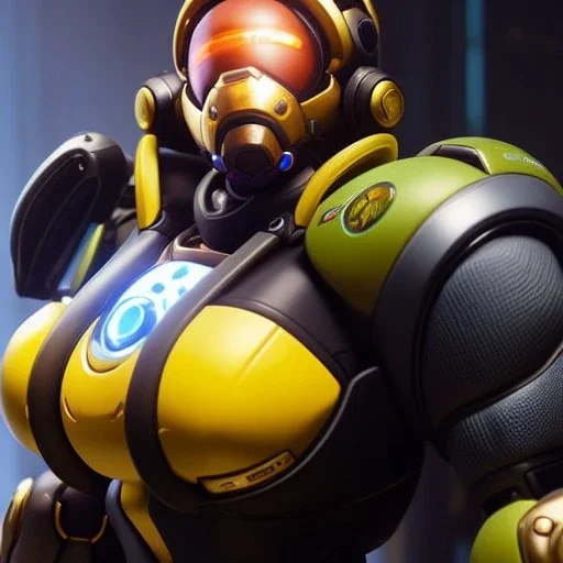 Ultra detailed fullbody Portrait in oil on canvas of overwatch character-ORISA with armor,extremely detailed digital painting,intense stare, extremely detailed face, crystal clear eyes, mystical colors ,perfectly centered image, perfect composition, rim light, beautiful lighting,masterpiece ,8k, stunning scene, raytracing, anatomically correct, in the style of Steve Jung and robert e howard and Wizyakuza and Ohrai Noriyoshi and Simon Bisley and uncannyknack and kilory.