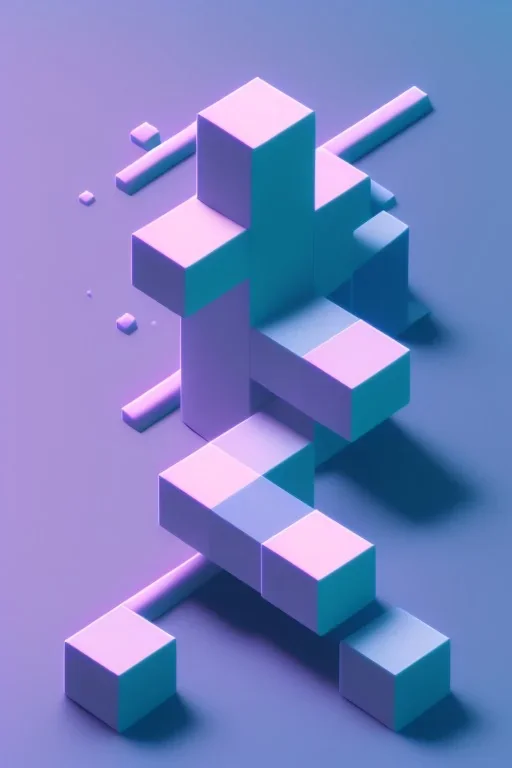 full length isometric clean art NFT, soft lighting, soft pastel gradients, high definition, 3d icon clay render, blender 3d