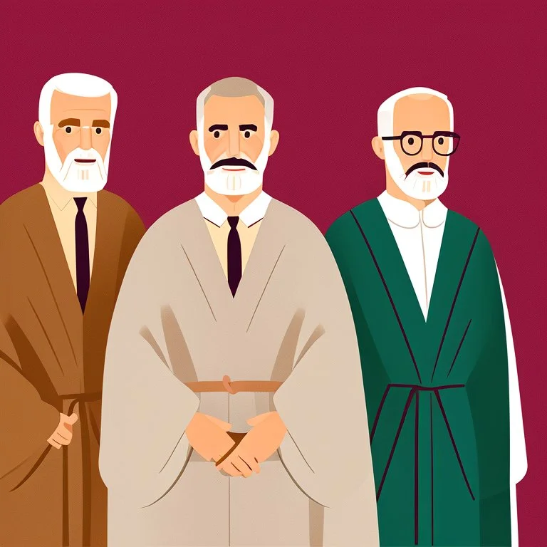 Ilustración de los 'tres' Reyes Magos al estilo de Joe Sacco