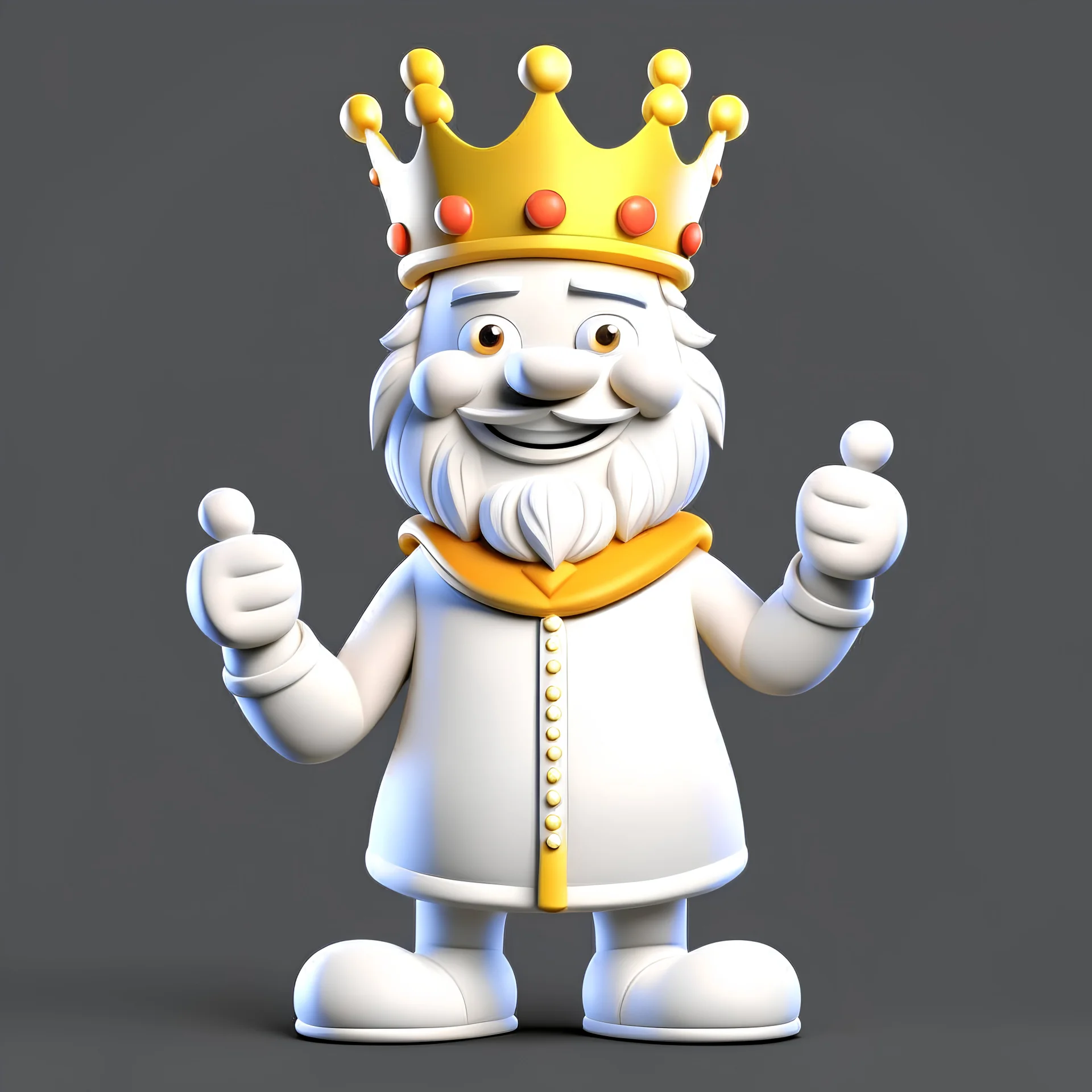 King cheerful 3D