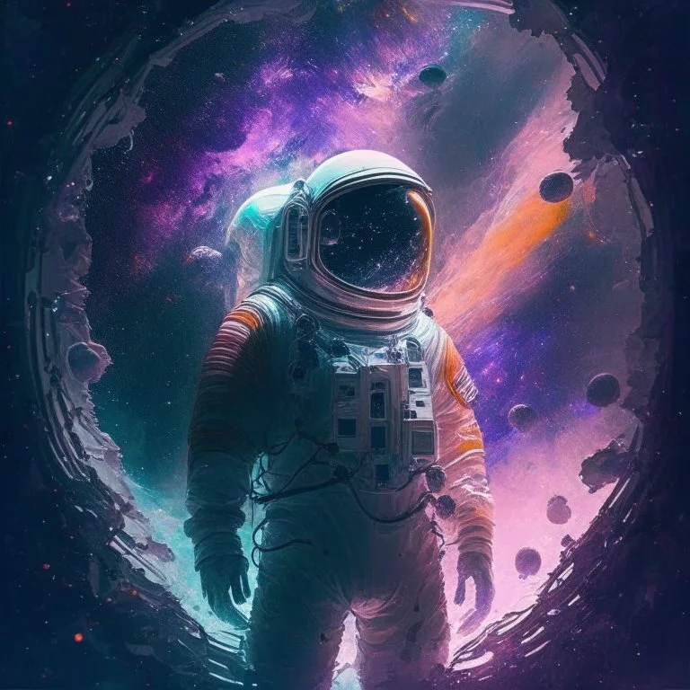 An astronaut lost in the galaxy who sold his soul to the god of the galaxy to see his love one last time