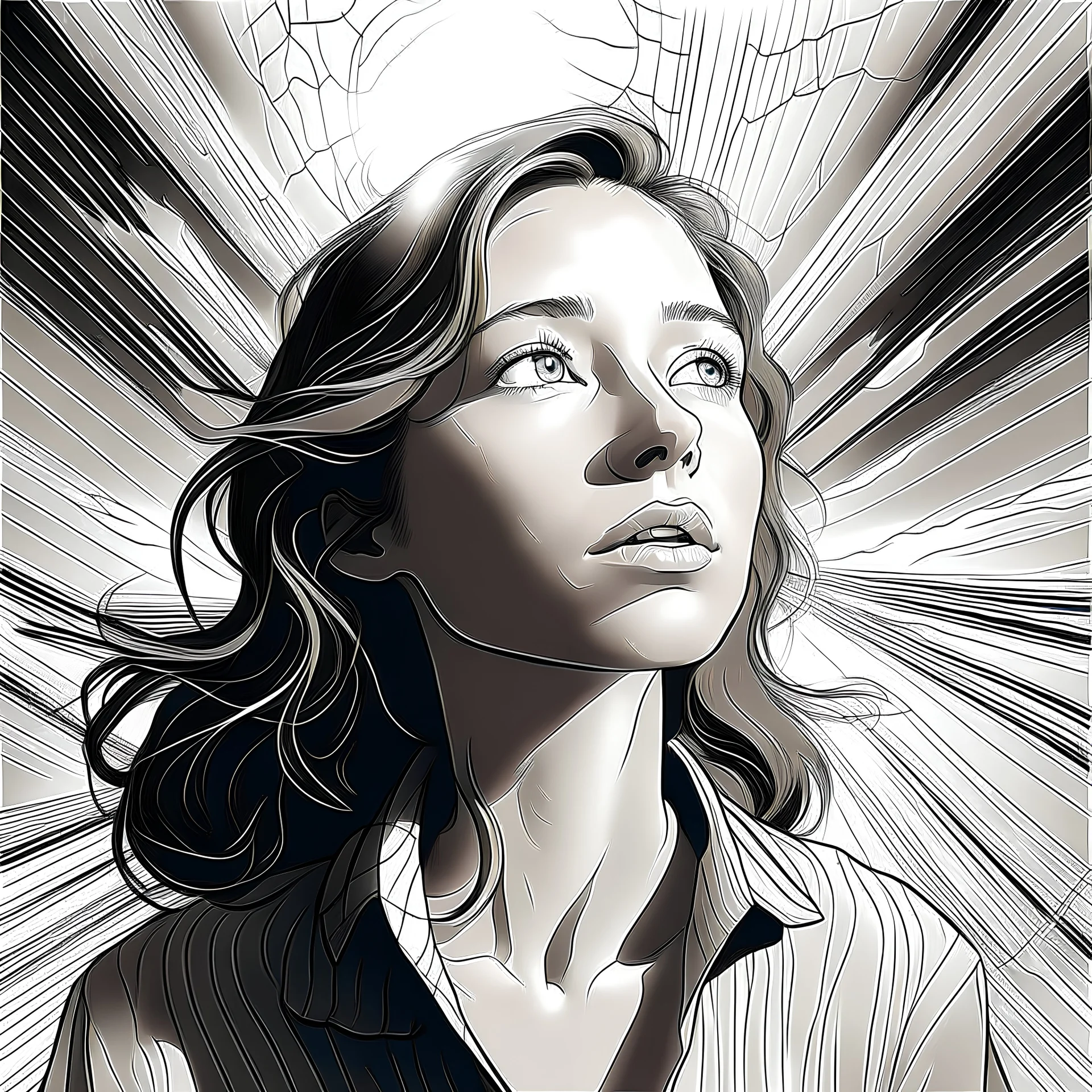 The harmonies that follow bring a sense of hope and longing, like a ray of light breaking through the clouds. The woman's expression softens, and she leans forward, her eyes fixed on the recording with a newfound intensity.