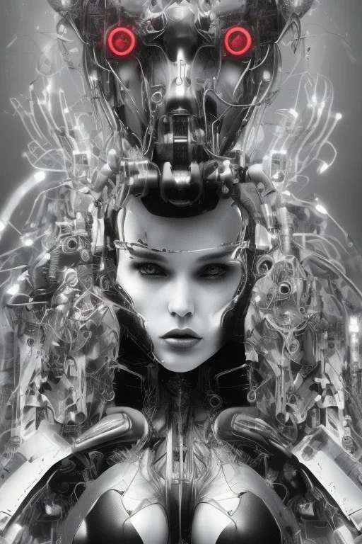 cyberpunk, black latex body, women, body portrai, highlight eyes perfect, skin, tron, cyborg, perfekt sexy, real, dream, hr giger