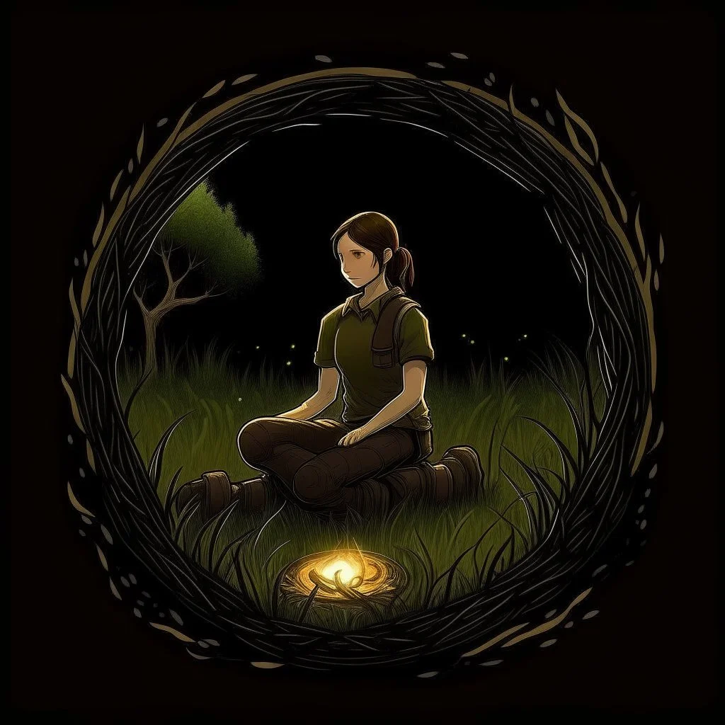 Circle The Last Of Us Fireflies logo But from the medieval era