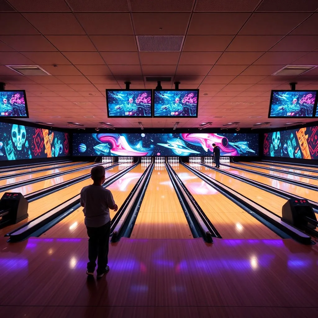 The largest bowling alley in the galaxy.