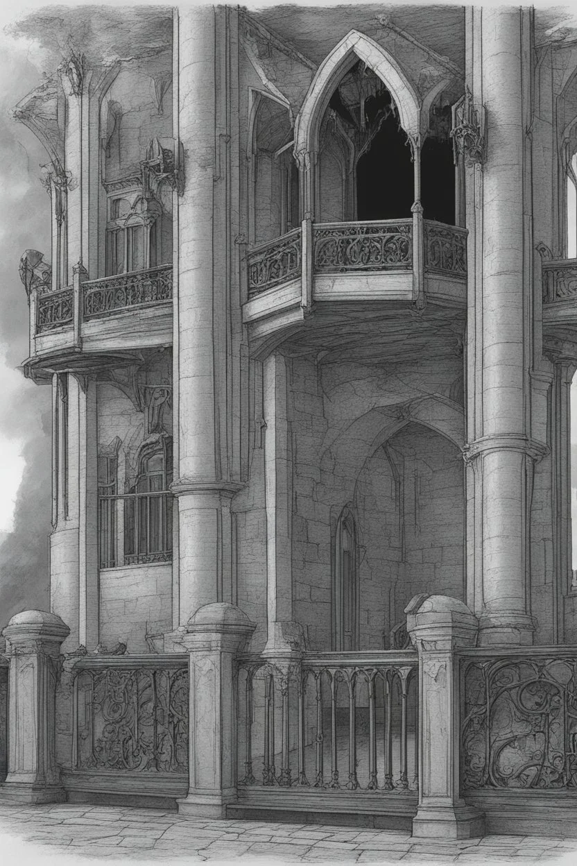 Castle ravenloft balcony