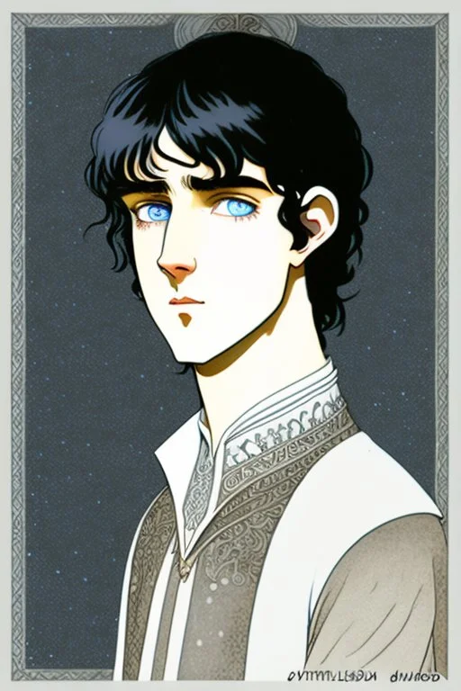 black hair freckles blue eyes young wizard beardsley