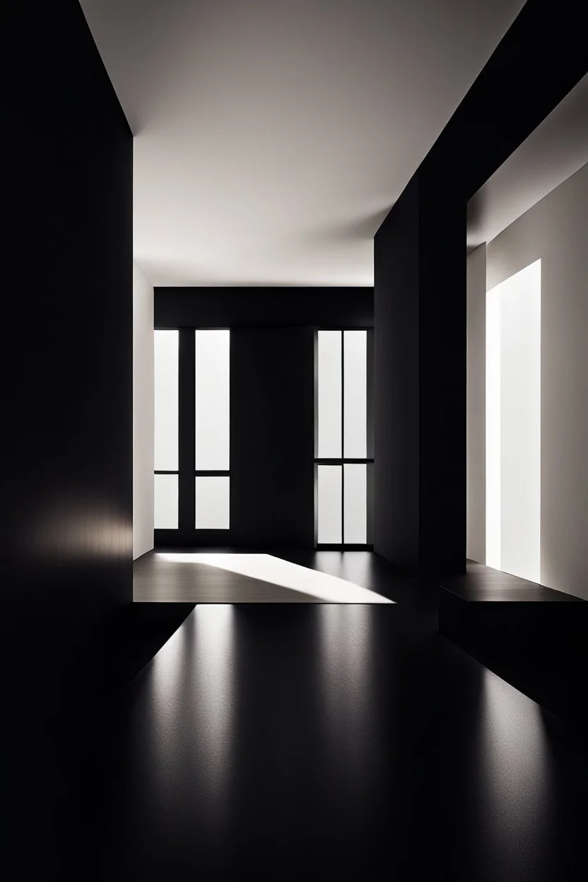 Bauhaus minimalism, beautiful deep rich black colo... | Gallery