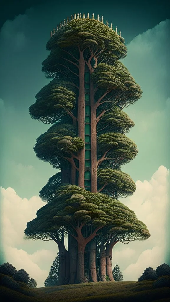 tower of trees