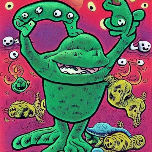 strange character by jim woodring