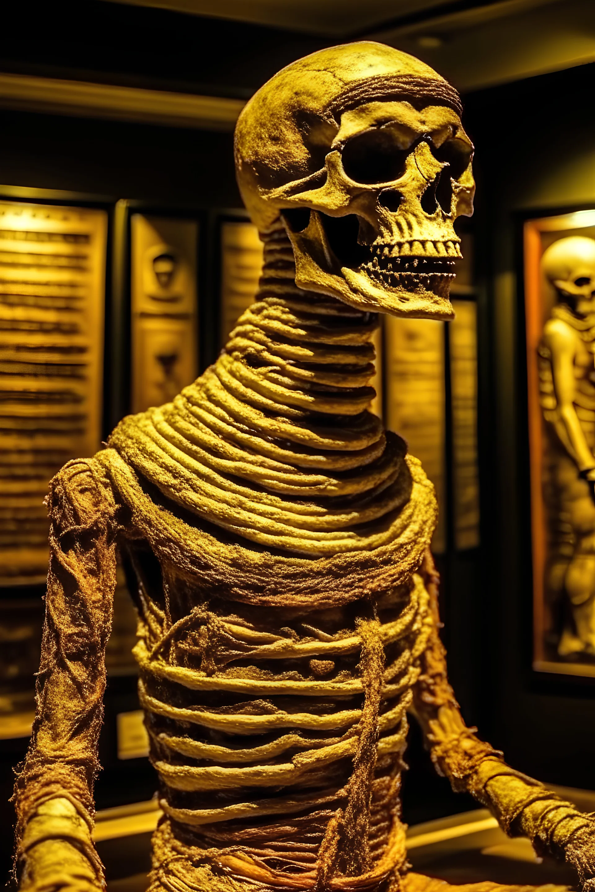 The Mummy in the museum