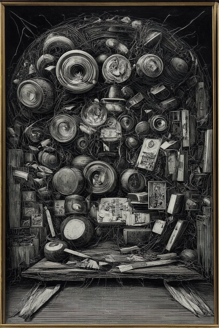 a weighty magnetism that rearranges space; Dada Surrealism