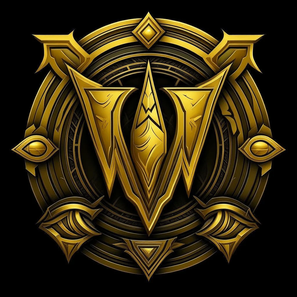 fantasy empire logo that is named Volkun, d&d symbol, fantasy, symbol, logo