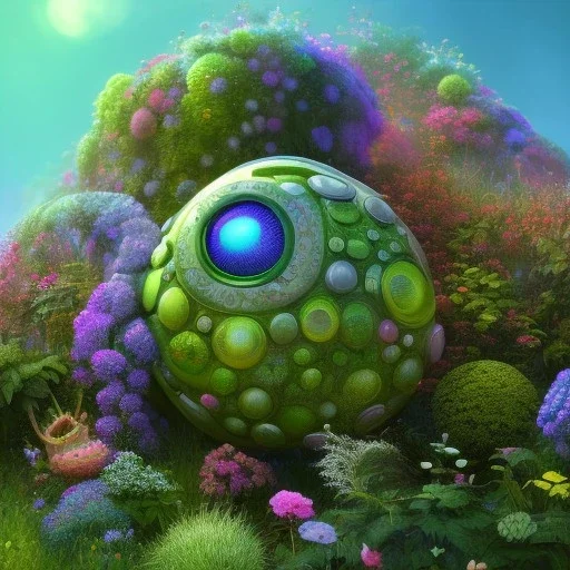 pixar style, volumetric summer garden environment and background, hyper realistic painting of extraordinary puffer Nike sneaker, looking excited, volumetric lighting, dramatic lighting, detailed digital painting, anime, ornate, colour-saturated colors, chaotic, small minutiae, tiny features, particulars, centered, smooth, sharp focus, renderman gofur render, 8k, uhd, detailed eyes, realistic shaded volumetric lighting, sunlight caustics, backlight, centered camera view