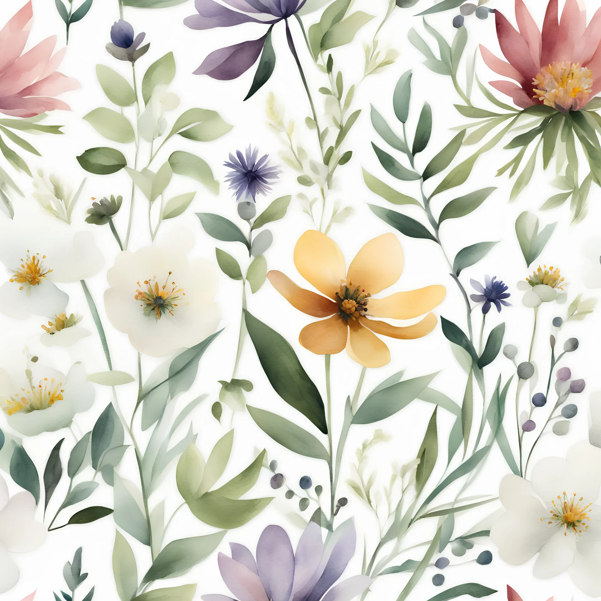 watercolor wildflower border of a card, wedding invitation, moody colors, white background, high quality, high detailed, 8K, flat illustration ::1 text, photo, shadow ::-0.5 --ar 2:3 --no text, photo, shadow --v 4 --q 2 --v 5