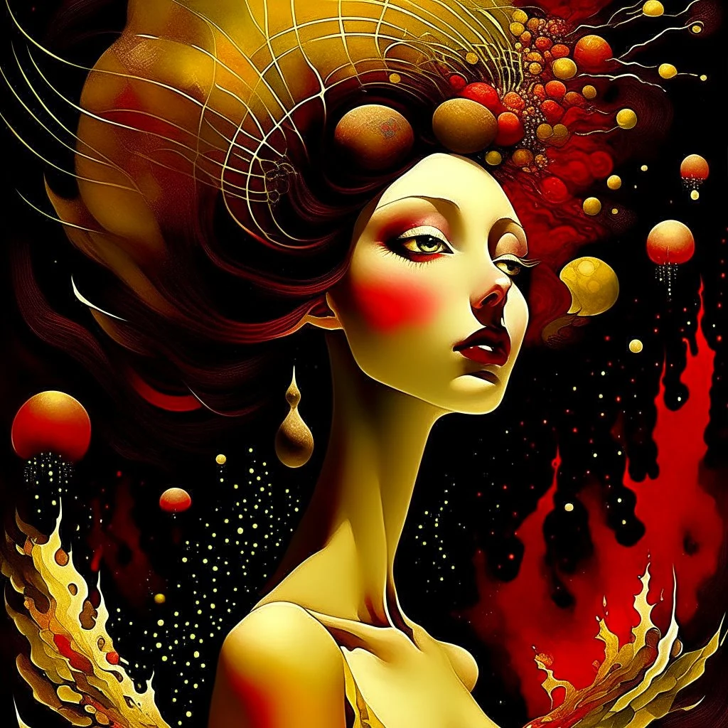 woman head exploding Virginia Frances Sterrett