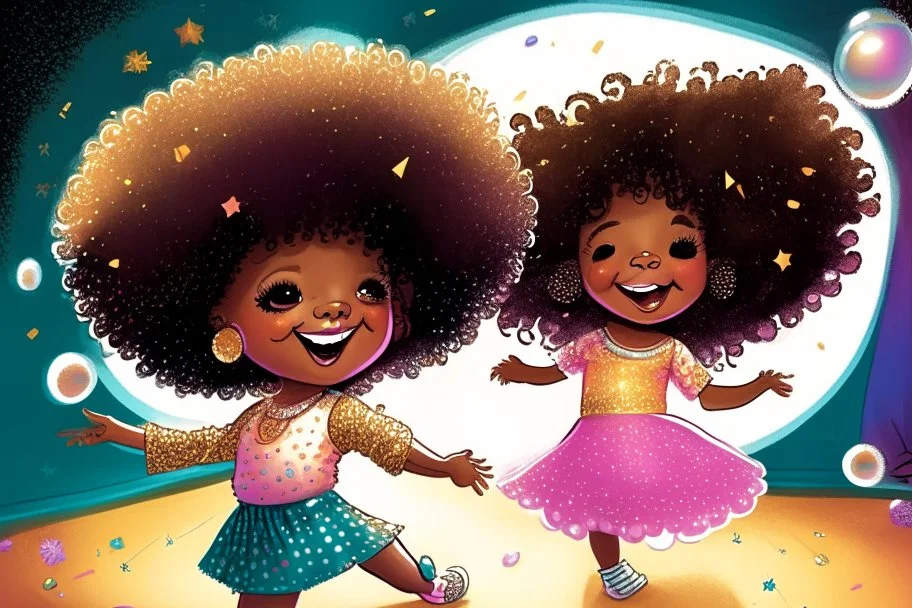 Een discobal , children book style, realistic, very detailed