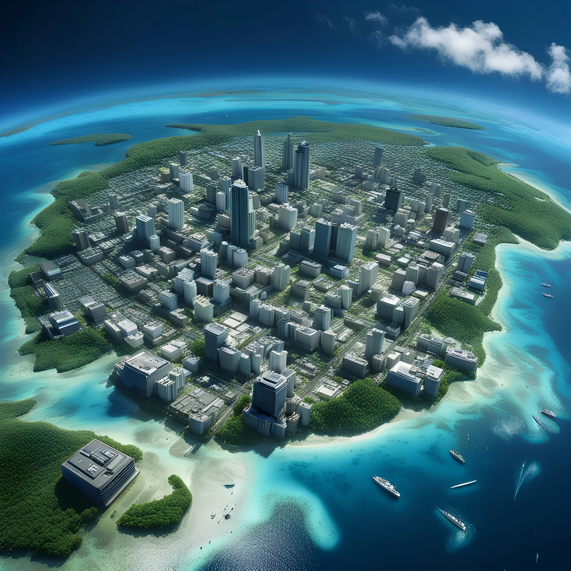 A city in the Marianas Trench