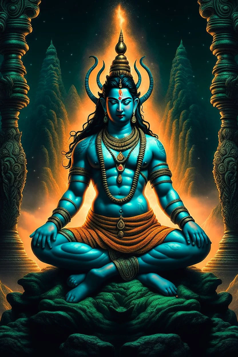 LORD SHIVA COSMIC wallpapers 8k IMAGE