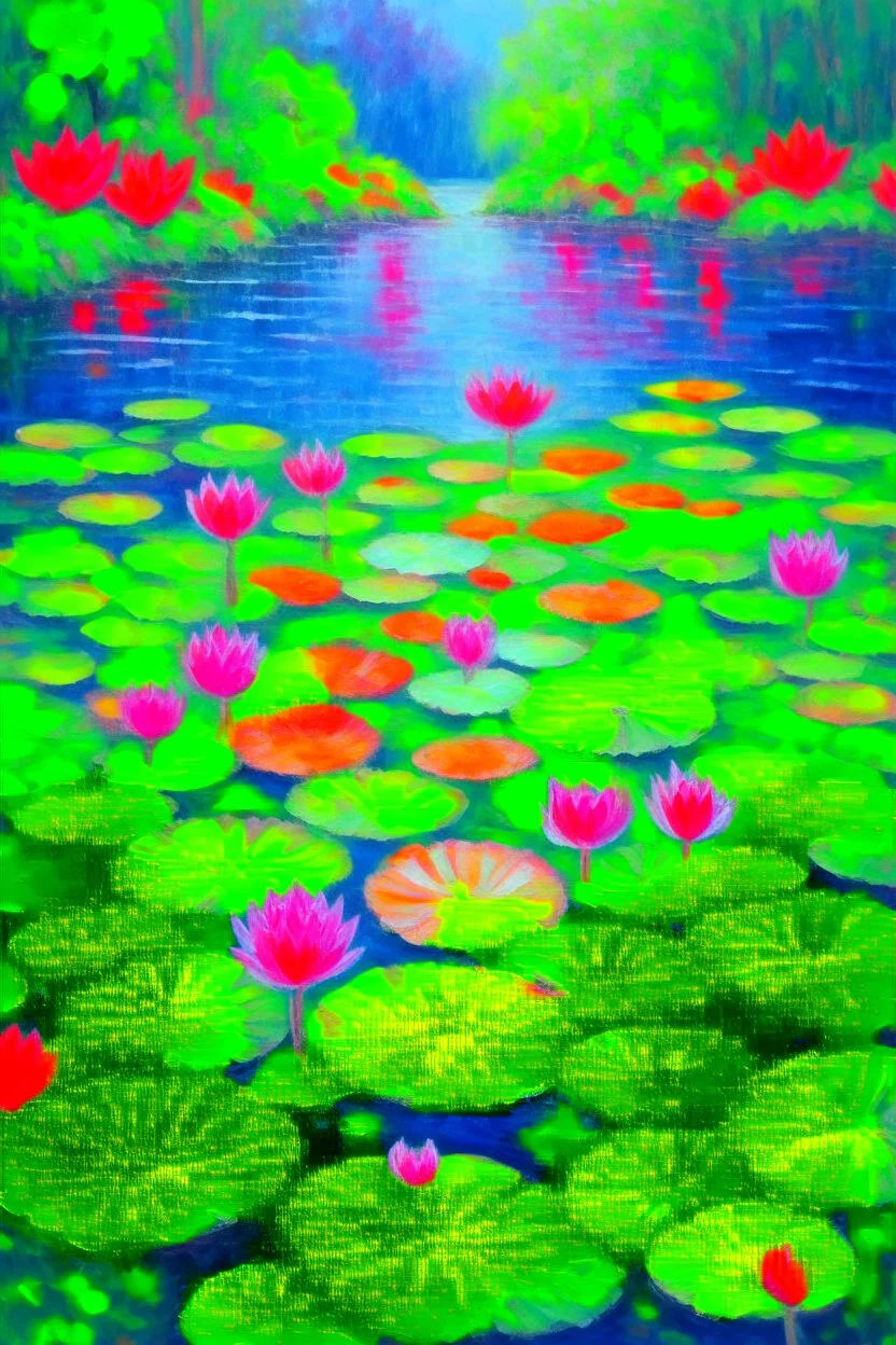 impressionism nature peace communication compassion tranquility water lillies