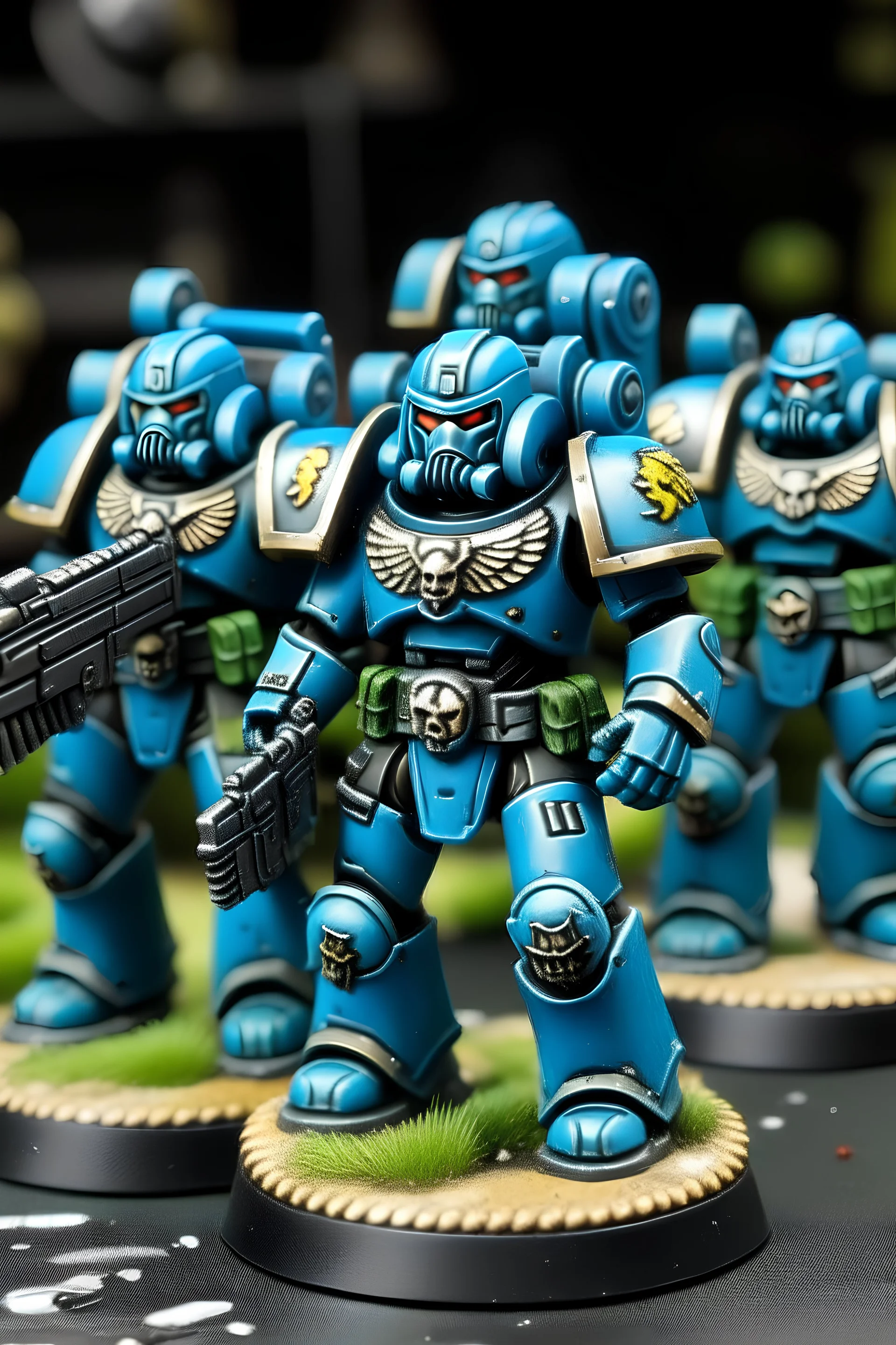 Warhammer 40 000 space marine slovak army marking