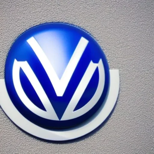 volkswagen brand logo futuristic