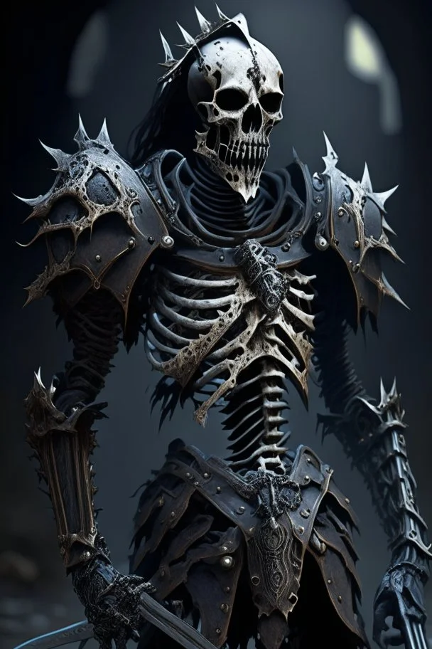 dark age armored skeleton knight , death incarnate