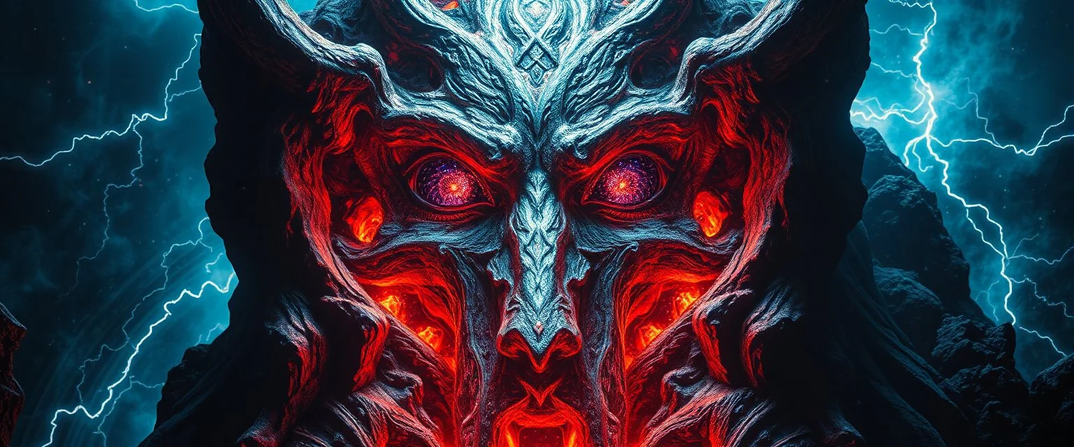 close up on gaze of abraxas, interdimensional portal