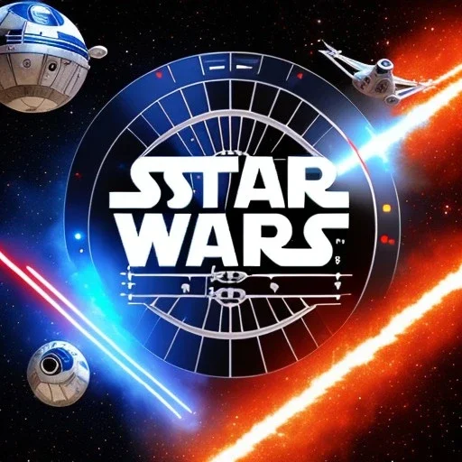 logo with only the letters 'STAR WARS', 8K