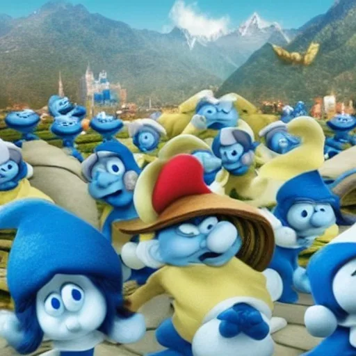 Smurfs, hayal Miyazaki style