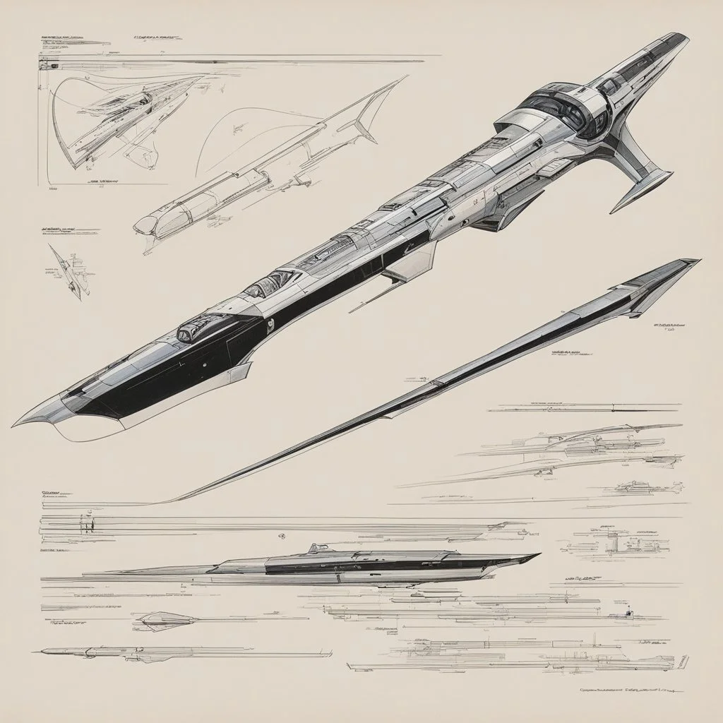 ConceptSheet by Jean-Claude Mézières: A document showing a boomerang spinoff: coming from Valerian and Laureline this one is a deadly piece of weaponry ; it is used mainly by the sketches thrown up to 30 mph to decapitate even the strongest biggest enemy and also it brings back the head for a trophy