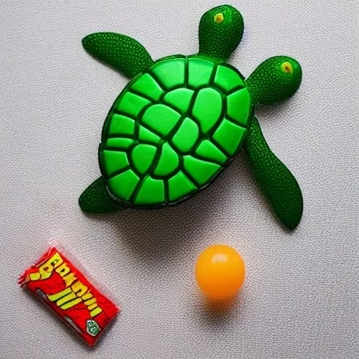 turtle and candy