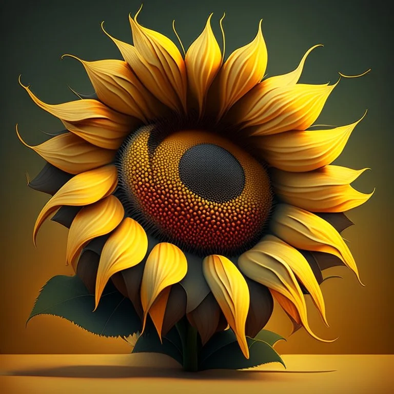 stylized sunflower