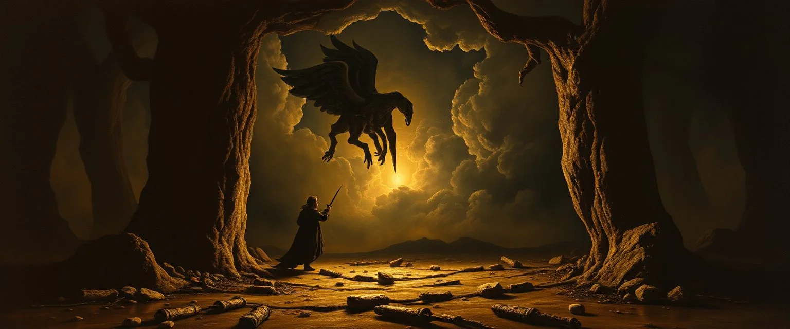 master oil painting by Rembrandt,The truths you seek are yours alone to keep. I am but echo, shadow, whispered name— You are the one who plays the greater game. The gods of old still hunger in the void, But you, Klein Moretti, cannot be destroyed. Not wholly. Not while one soul calls you friend, Not while this story races toward its end.