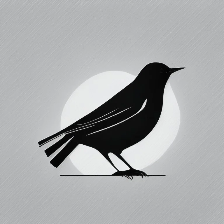 black and white minimal europe german modern symbol bird