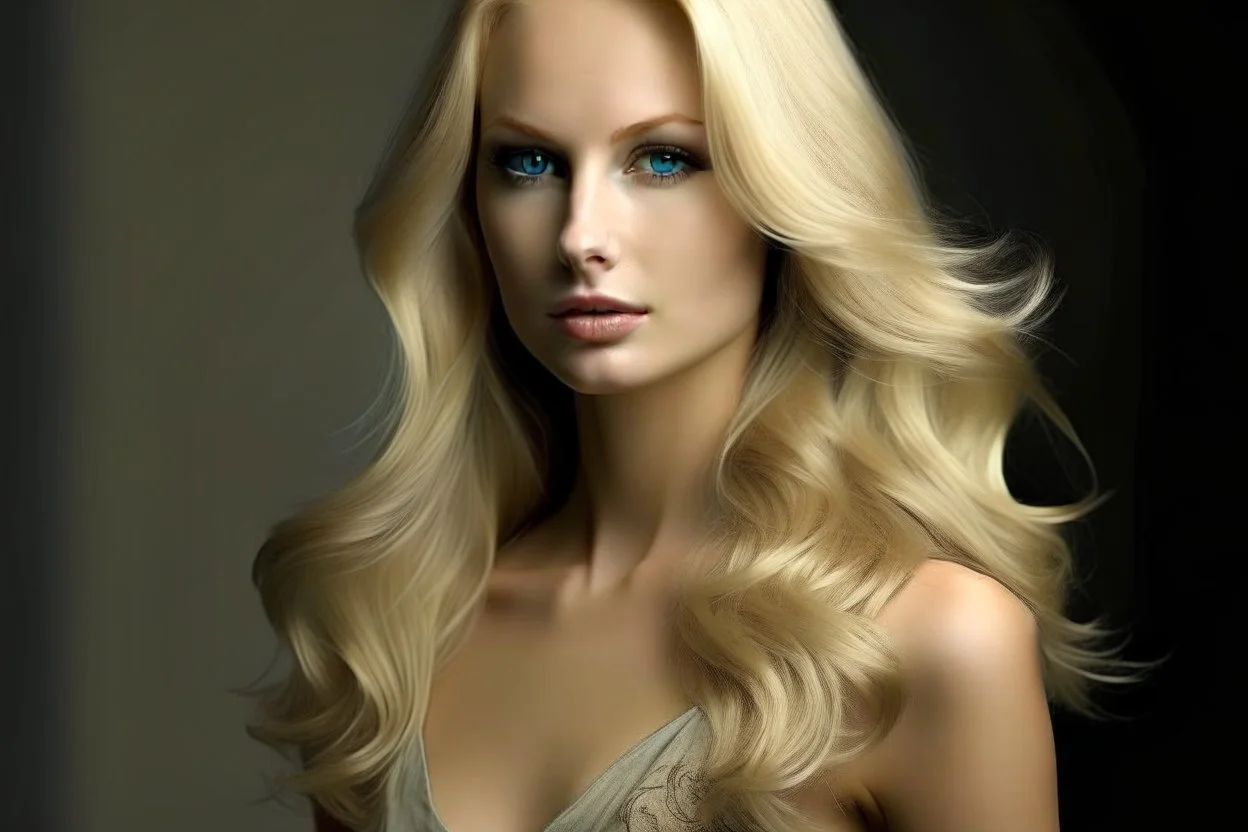 beautiful blonde woman