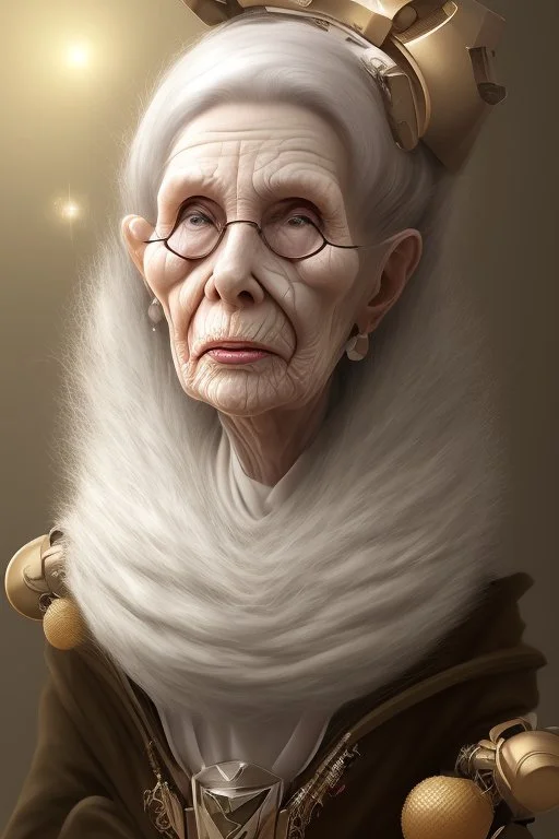 Old grandma who had too many facelifts