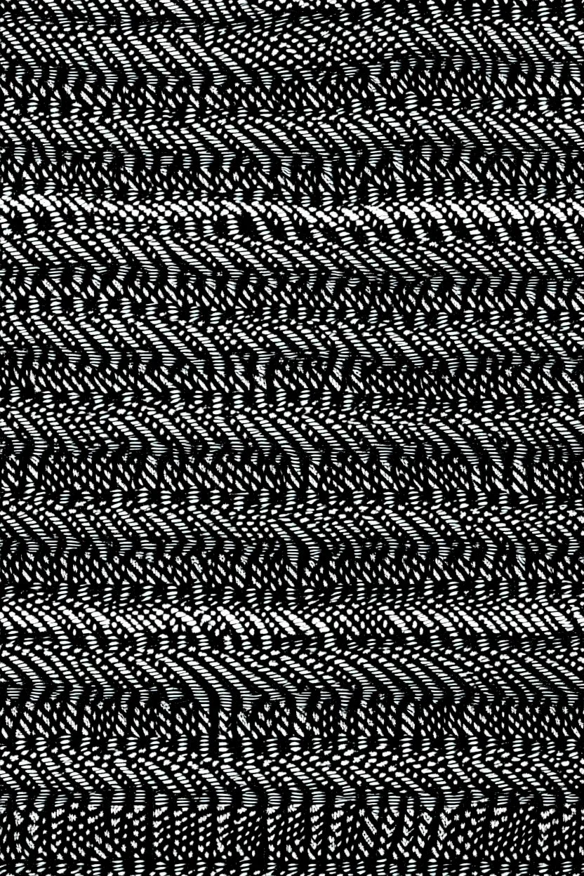 Cloth pattern, tilable, black and white, textile design, wool