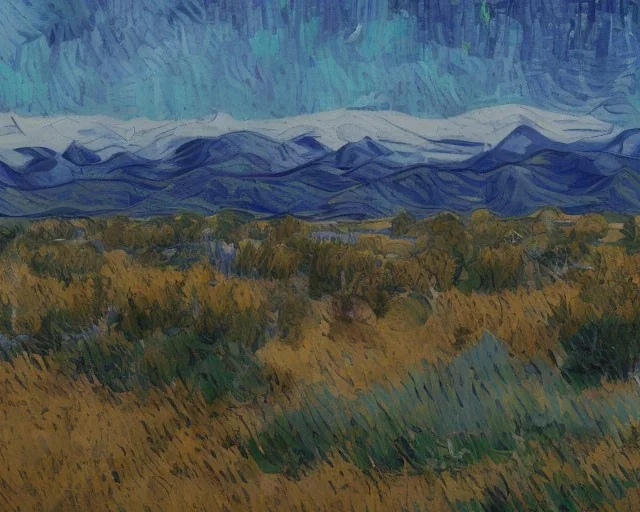 Portrait of California by Van Gogh