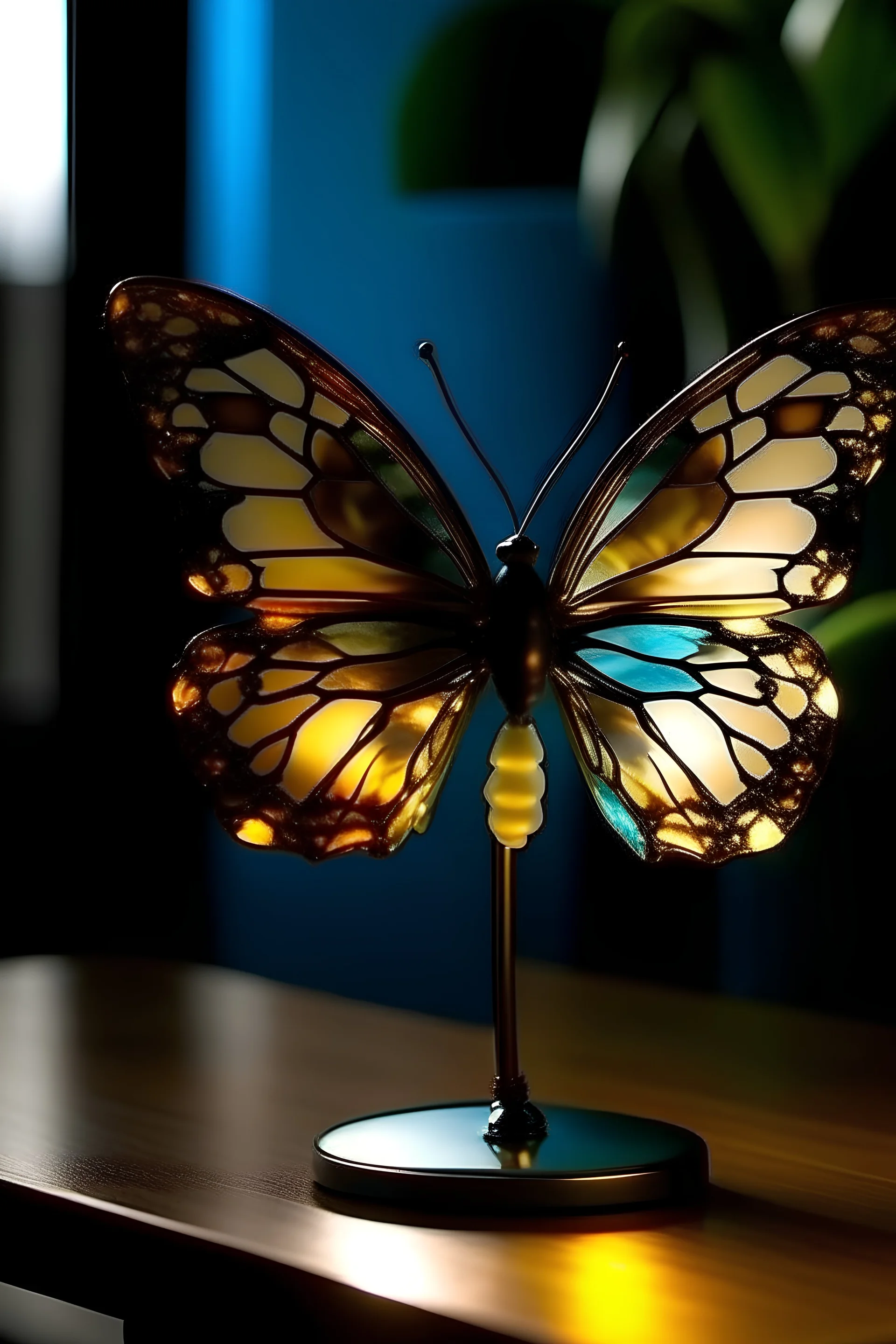 Butterfly desk lamp