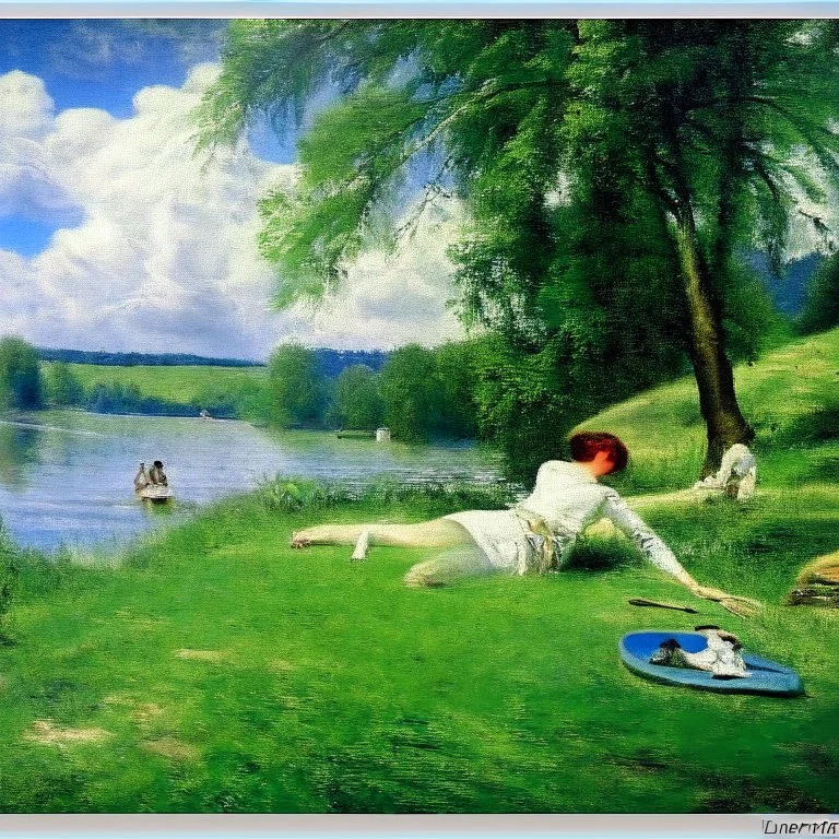 relaxing scenery by manet high definition