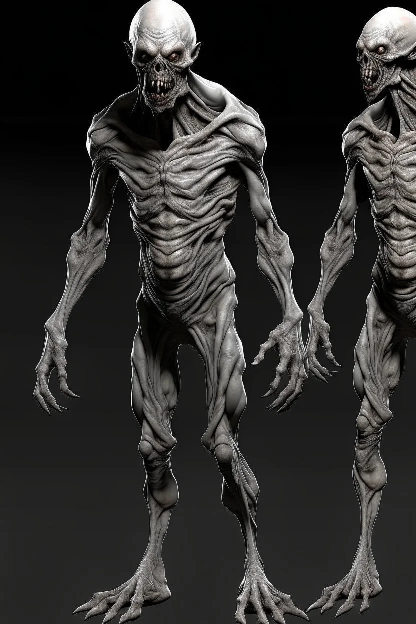 ghoul stile realistico figura intera