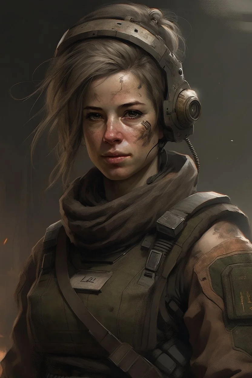 character sci fi female post apocalyps